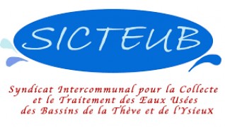 Logo Syndicat Intercommunal pour la Collecte et le Traitement des Eaux Usées des Bassins de la Thève et de l'Ysieux (SICTEUB)