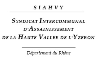 Logo Syndicat intercommunal d'assainissement de la Haute Vallée de l'Yzeron (SIAHVY)