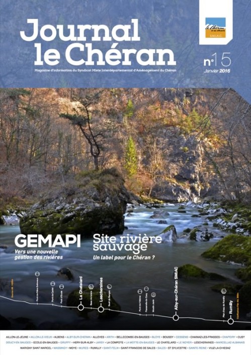 [Publication] Le Chéran, magazine d'information du Syndicat Mixte Interdépartemental d'Aménagement du Chéran