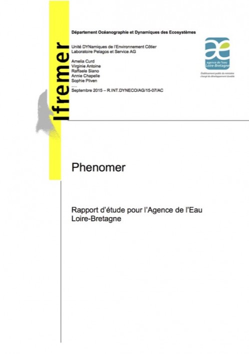 [Publication] Phenomer : Rapport d'Etude pour l'Agence de l'Eau Loire-Bretagne
