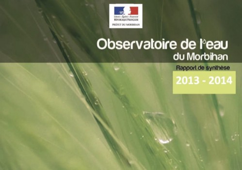 [Publication] Observatoire de l'Eau du Morbihan - Rapport de synthèse 2013-2014