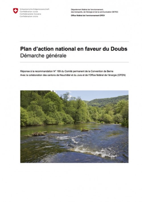 [Publication] Plan d’action national en faveur du Doubs - Office fédéral de l'environnement OFEV