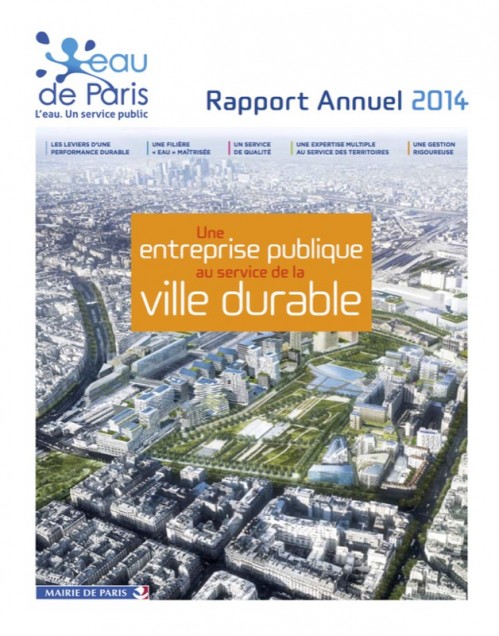 [Publication] L’édition 2014 du rapport d’activité d’Eau de Paris est en ligne