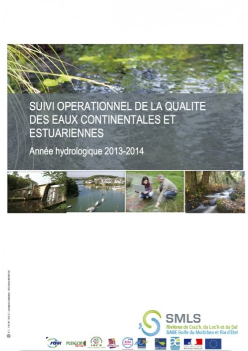 [Publication] Rapport du suivi de la qualité des eaux 2013-2014 - Bassins versants du Loc'h et du Sal