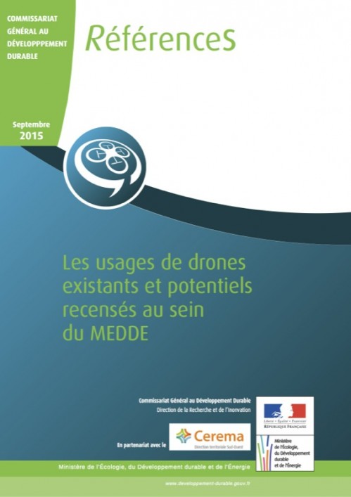 [Publication] Les usages de drones existants et potentiels recensés au sein du MEDDE