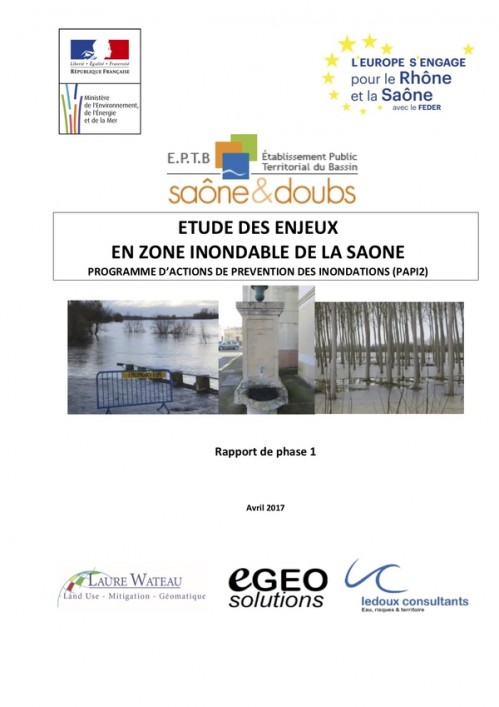 [Publication] Connaissance de la vulnérabilité du Val de Saône aux inondations