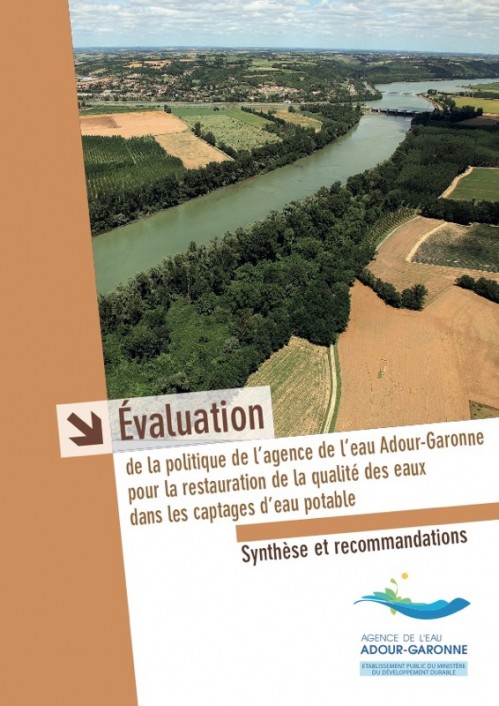 [Publication] Evaluation de la politique de l'Agence de l'eau Adour-Garonne pour la restauration de la qualité des eaux dans les captages d'eau potable