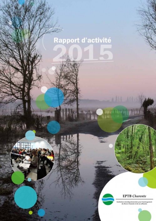 [Publication] Rapport d’activité 2015 - EPTB Charente