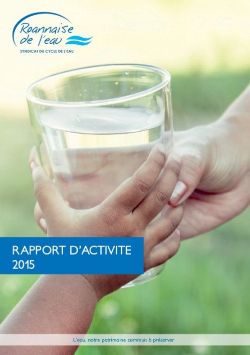 [Publication] Rapport d'activité 2015 - Roannaise de l'eau