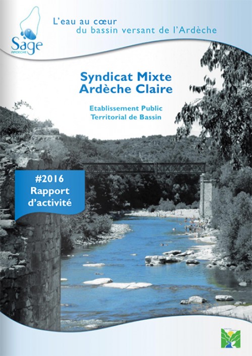 [Publication] Bilan d'actvité 2016 - Ardèche Claire
