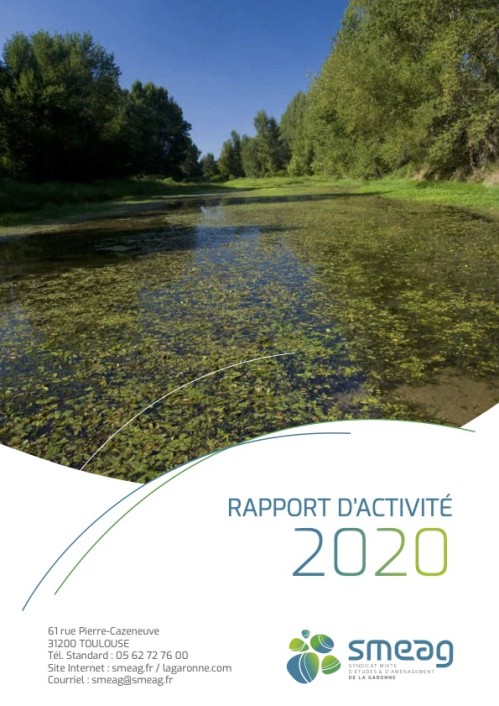 [Publication] Rapport d'activité 2020 - SMEAG Syndicat Mixte d'études et d'aménagement de la Garonne