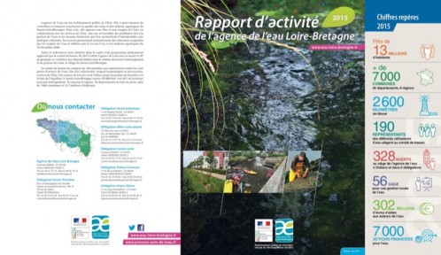[Publication] Rapport d'activité 2015 - Agence de l'eau Loire-Bretagne
