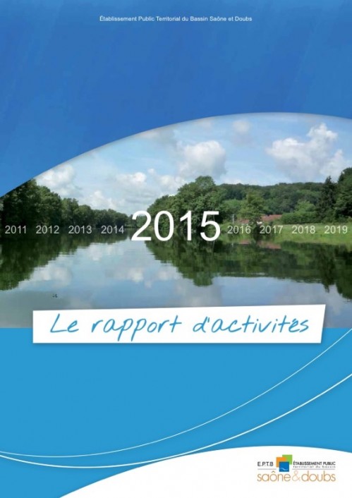[Publication] Rapport d’activité 2015 - EPTB Saône et Doubs