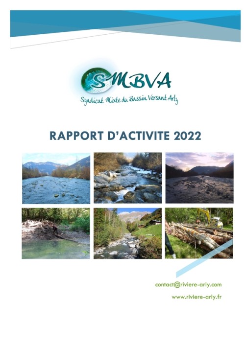 [Publication] Le rapport d'activité 2022 du SMBVA est disponible ! - Syndicat mixte du bassin versant de l'Arly