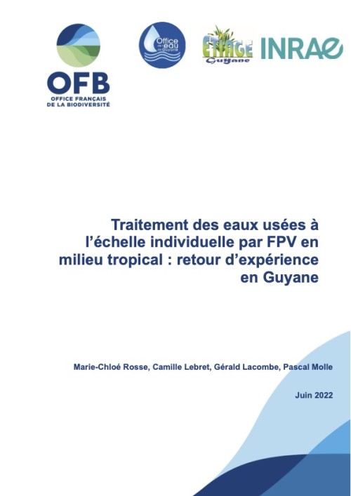 [Publication] Traitement des eaux usées à l'échelle individuelle par FPV en milieu tropical : retour d'expérience en Guyane