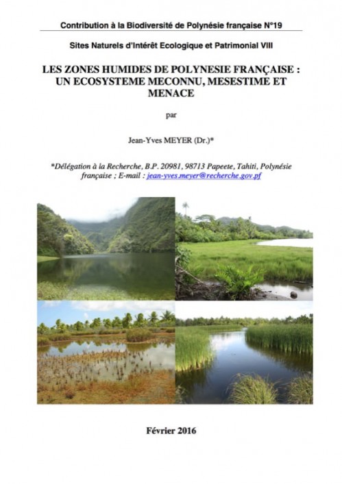 [Publication] Les zones humides de Polynésie française : un écosystème méconnu, mésestimé et menacé