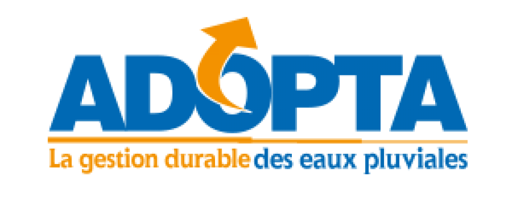 Logo Association pour le Développement Opérationnel et la Promotion des Techniques Alternatives en matière d'eaux pluviales (ADOPTA)