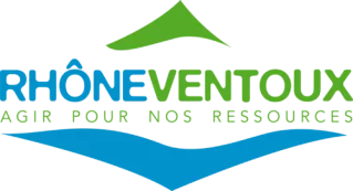Logo Syndicat mixte des eaux de la Région Rhône Ventoux (SMERRV)