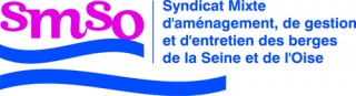 Logo Syndicat mixte d'aménagement, de Gestion et d'Entretien des Berges de la Seine et de l'Oise (SMSO)