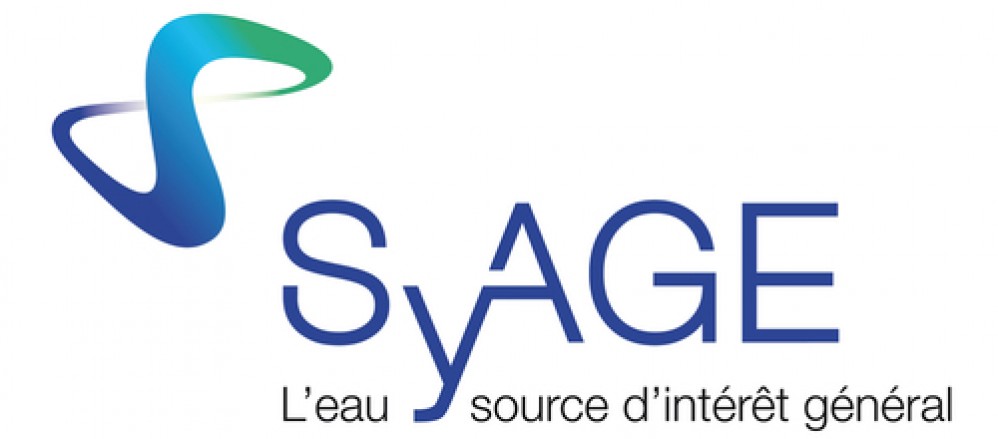 Logo Syndicat mixte pour l'Assainissement et la Gestion des eaux du bassin versant de l'Yerres (SYAGE)
