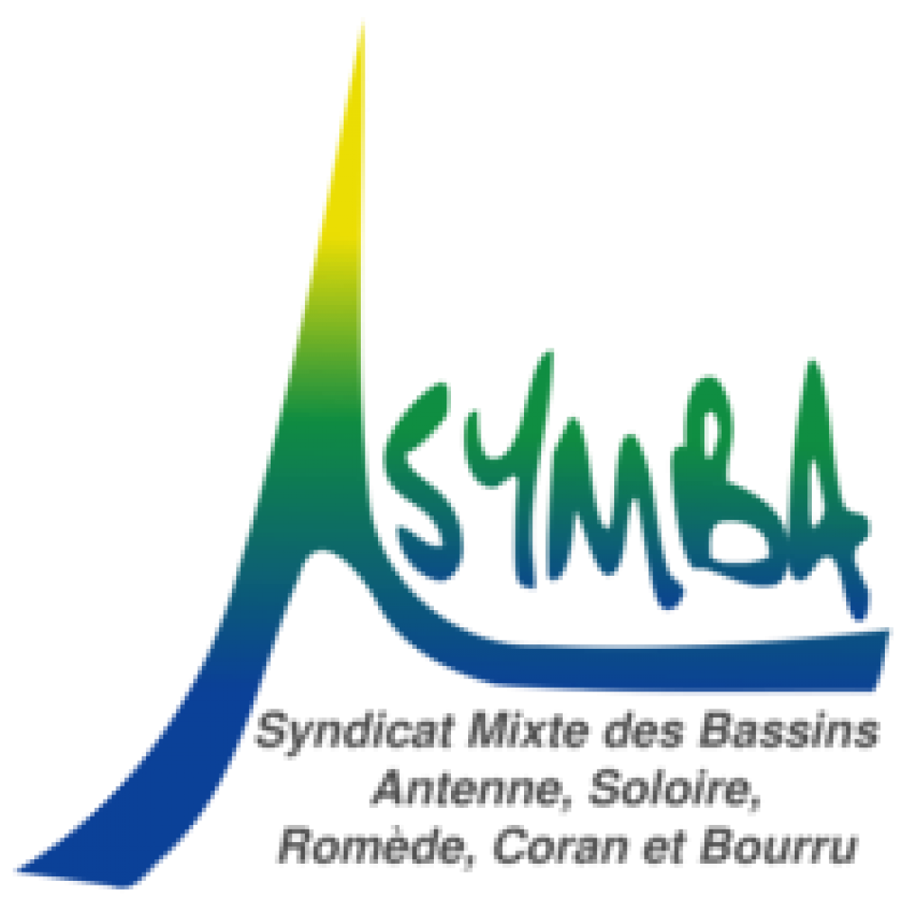 Logo Syndicat mixte des bassins Antenne, Soloire, Romède, Coran et Bourru (SYMBA)