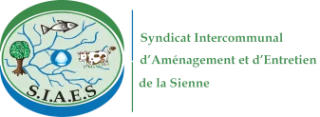 Logo Syndicat Intercommunal d’Aménagement et d’Entretien de la Sienne (SIAES)