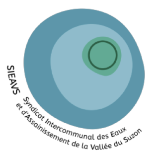 Logo Syndicat Intercommunal des Eaux et d'Assainissement de la Vallée du Suzon (SIEAVS)