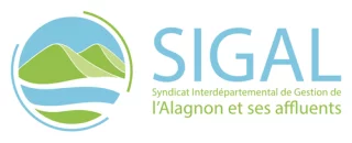 Logo Syndicat Interdépartemental de Gestion de l'Alagnon et de ses affluents (SIGAL)