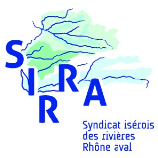 Logo Syndicat Isérois des Rivières Rhône Aval (Sirra)