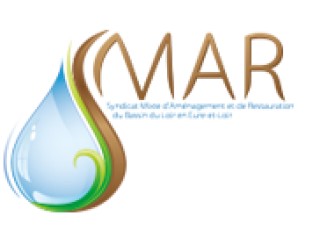 Logo Syndicat mixte d'aménagement et de restauration du bassin du Loir en Eure-et-Loir (SMAR)