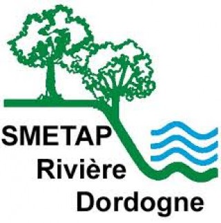 Logo Syndicat Mixte d'Etudes et de Travaux pour l'Aménagement et la Protection de la Rivière Dordogne (SMETAP)