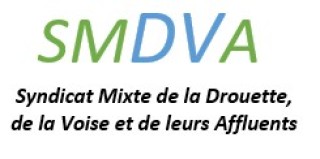 Logo Syndicat Mixte de la Drouette, de la Voise et de leurs affluents (SMDVA)