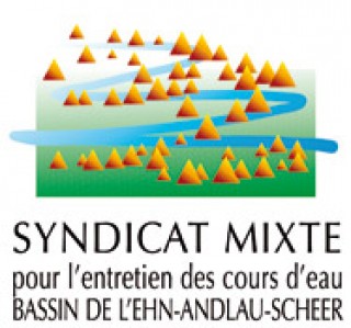 Logo Syndicat Mixte pour l'entretien des cours d'eau du bassin de l'Ehn-Andlau-Scheer (SMEAS)