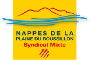 Logo Syndicat Mixte pour la protection et la gestion des nappes de la plaine du Roussillon