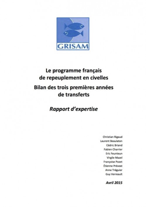 [Publication] Le programme français de repeuplement en civelles : Bilan des 3 premières années - Onema
