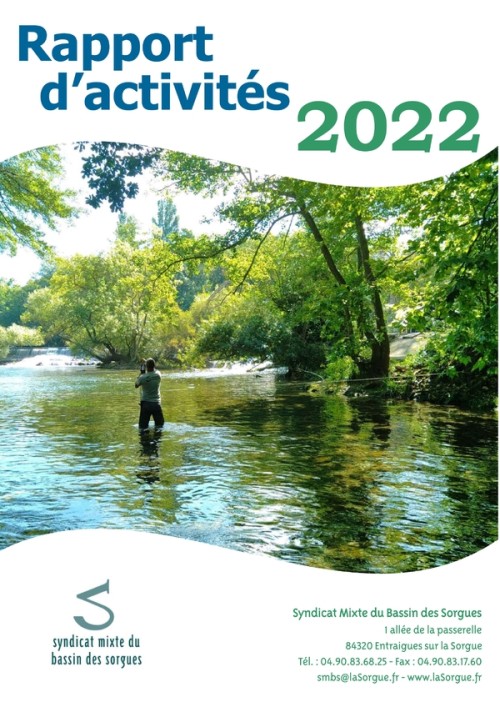 [Publication] Rapport d'activités 2022 du Syndicat Mixte du Bassin des Sorgues