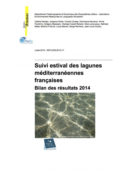 [Publication] Suivi estival des lagunes méditerranéennes françaises - Bilan des résultats 2014
