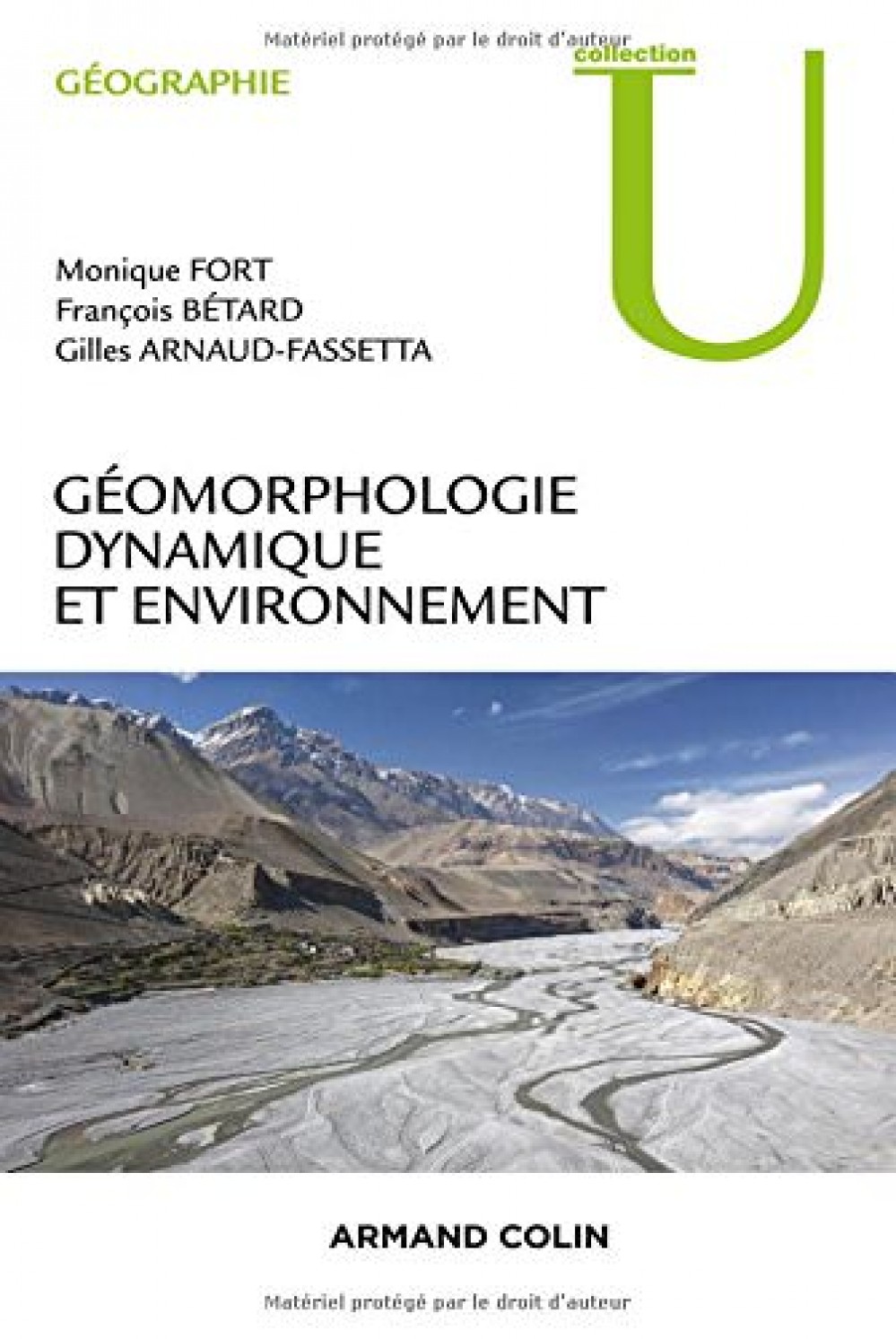 [Publication] Géomorphologie dynamique et environnement