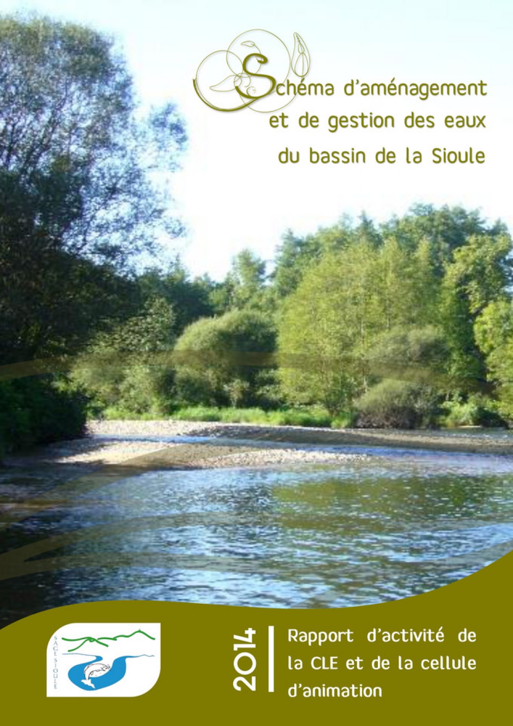 [Publication] Rapport d’activité de la CLE 2014 - SAGE Sioule