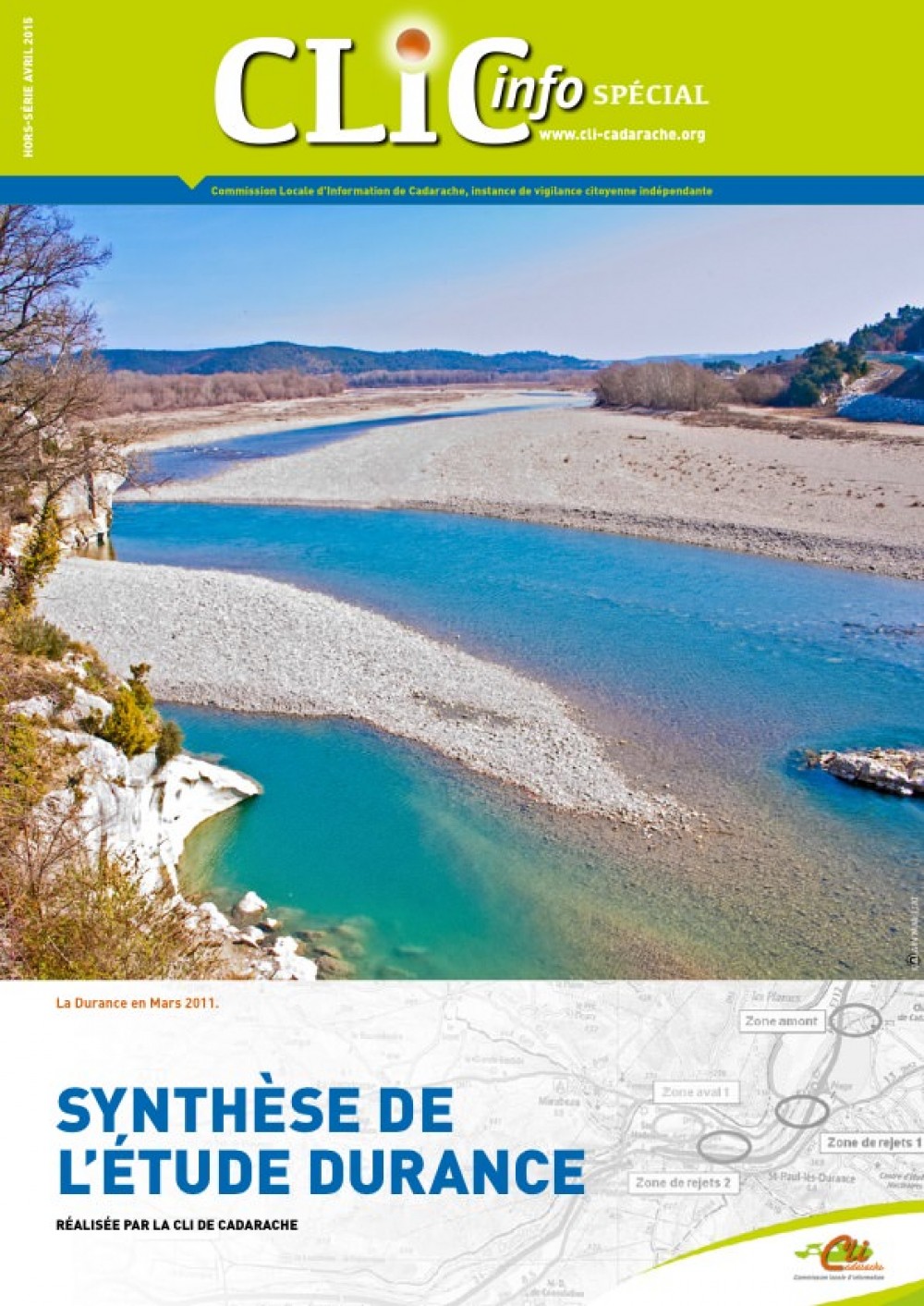 [Publication] CEA Cadarche : synthèse de l'étude Durance