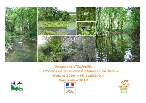 [Publication] Document d'objectifs : L'Yerres de sa source à Chaumes-en-Brie - Natura 2000