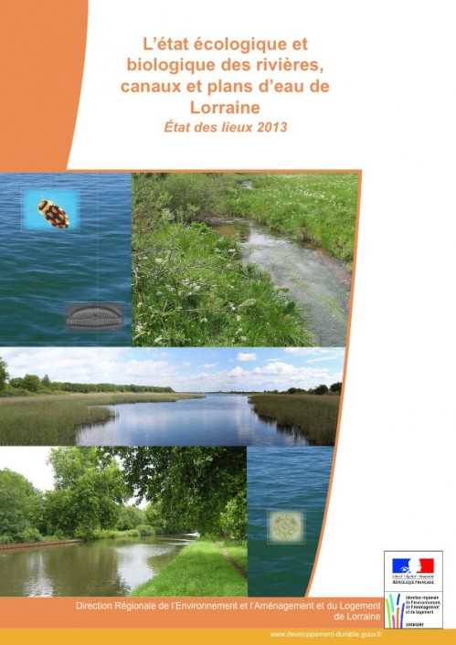 [Publication] Etat écologique et biologique des rivières, canaux et plans d'eau de Lorraine - DREAL Lorraine