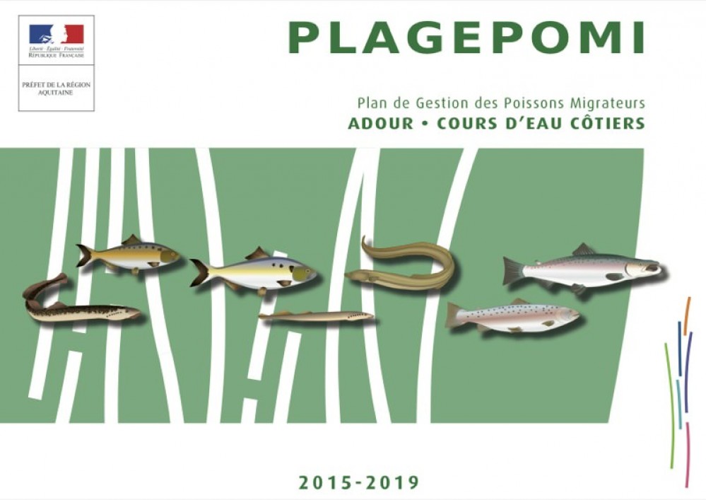 [Publication] PLAGEPOMI : Plan de Gestion des Poissons Migrateurs Adour - Cours d'eau côtiers 2015-2019