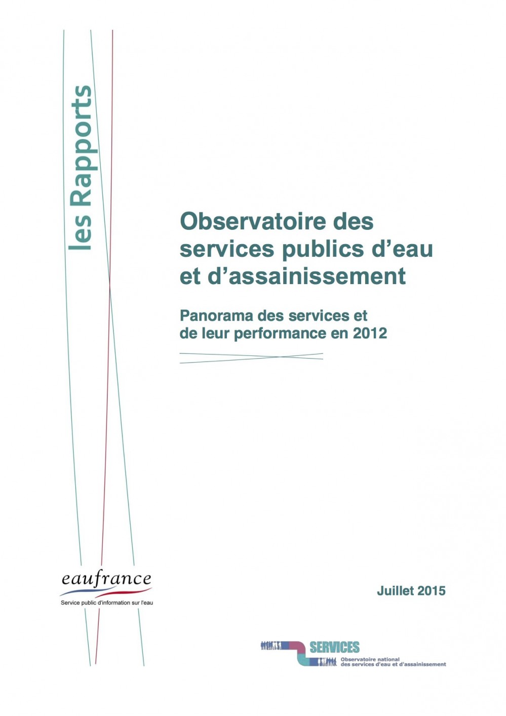 [Publication] Le 4ème rapport de l’Observatoire national des services d’eau vient de paraître - Onema