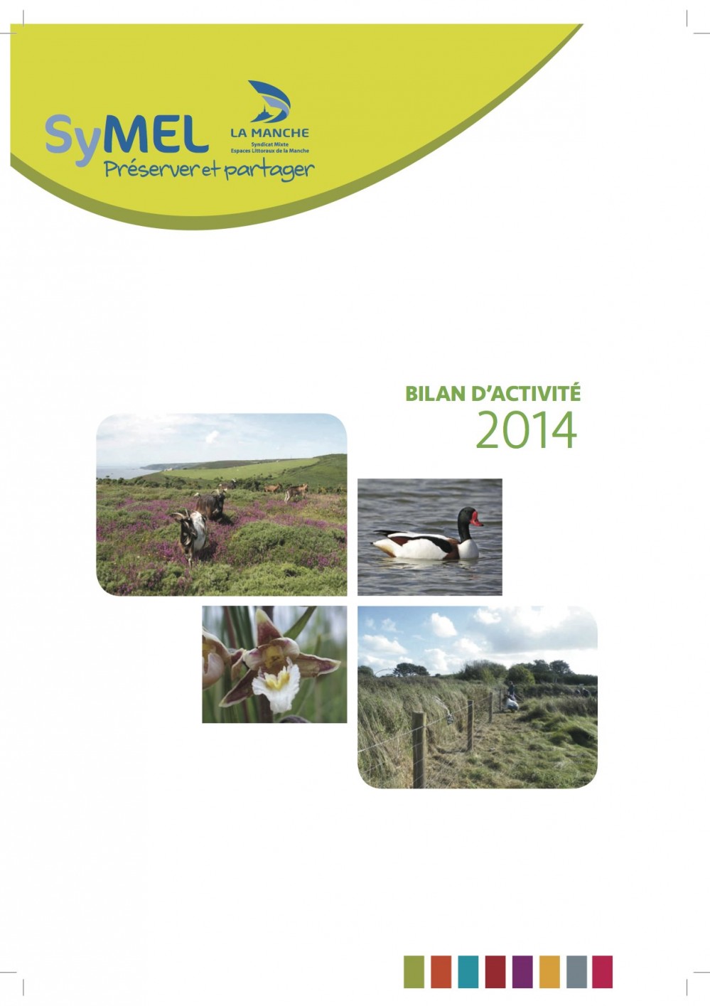 [Publication] Le bilan d'activité 2014 - Syndicat Mixte Espaces littoraux de la Manche