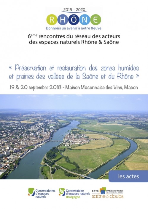 [Publication] Actes des 6èmes rencontres du réseau des acteurs des espaces naturels Rhône & Saône