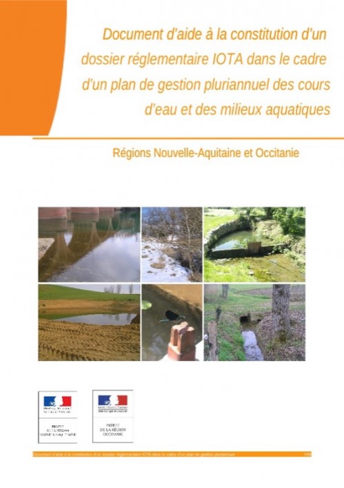 [Publication] Document d’aide à la constitution d’un dossier réglementaire IOTA dans le cadre d’un plan de gestion pluriannuel des cours d’eau et des milieux aquatiques