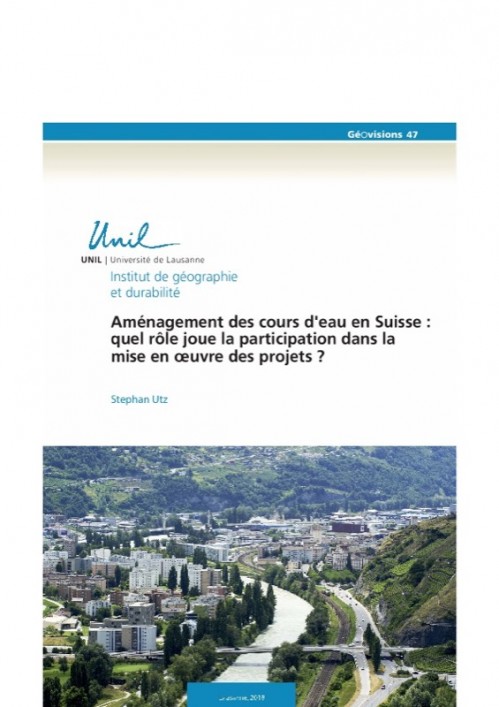 [Publication] Aménagement des cours d'eau en Suisse : quel rôle joue la participation dans la mise en œuvre des projets ?