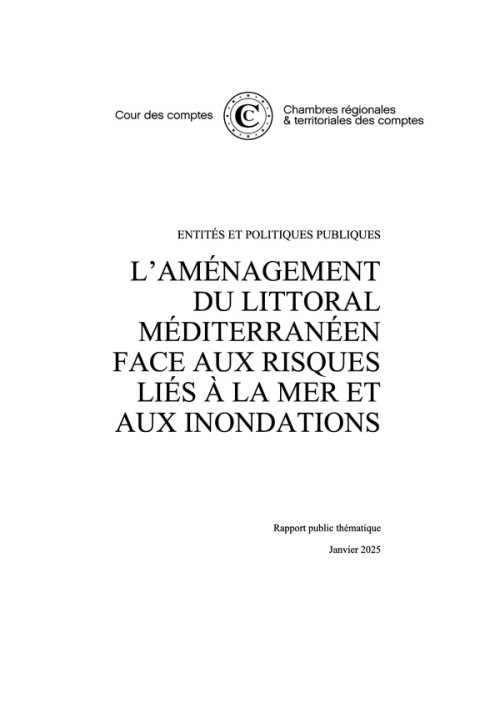 [Publication] L’aménagement du littoral méditerranéen face aux risques liés à la mer et aux inondations