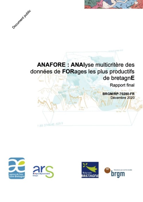 [Publication] ANAFORE : analyse multicritères des données de forage les plus productifs en Bretagne - Rapport final